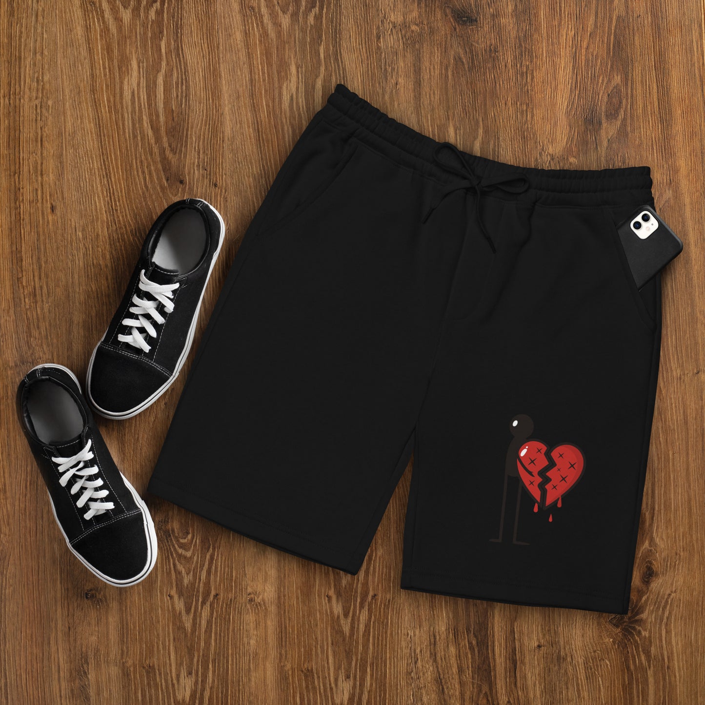 Hopeless Soul fleece shorts